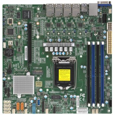 Материнская плата SuperMicro MBD-X11SCL-LN4F-O Материнская плата SuperMicro MBD-X11SCL-LN4F-O