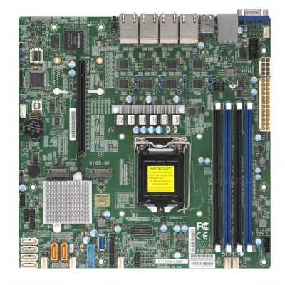 SuperMicro MBD-X11SCM-LN8F-O материнская плата серверная SuperMicro MBD-X11SCM-LN8F-O материнская плата серверная