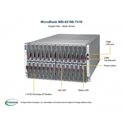 Модуль MicroBlade SUPERMICRO MBI-6219B-T41N Модуль MicroBlade SUPERMICRO MBI-6219B-T41N