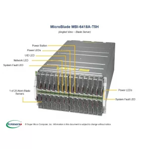 Модуль MicroBlade Supermicro MBI-6418A-T5H (СУПЕРМИКРО) Модуль MicroBlade Supermicro MBI-6418A-T5H (СУПЕРМИКРО)