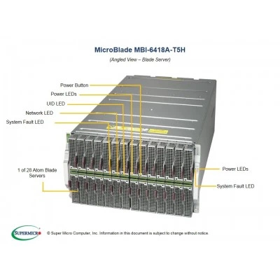 Модуль MicroBlade Supermicro MBI-6418A-T5H Модуль MicroBlade Supermicro MBI-6418A-T5H