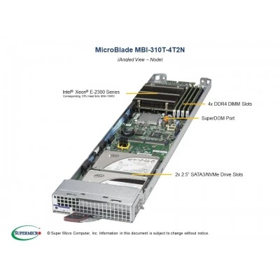 Серверная платформа MicroBlade Supermicro MBS-314E-310T Серверная платформа MicroBlade Supermicro MBS-314E-310T