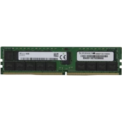 Оперативная память SUPERMICRO MEM-DR464MC-ER32 DDR4 64 ГБ RDIMM ECC Reg Оперативная память SUPERMICRO MEM-DR464MC-ER32 DDR4 64 ГБ RDIMM ECC Reg