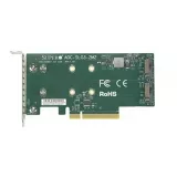 Плата расширения SUPERMICRO AOC-SLG3-2M2-O