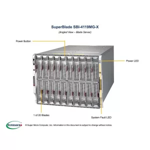Блейд-платформа Supermicro SBI-4119MG-X (СУПЕРМИКРО) Блейд-платформа Supermicro SBI-4119MG-X (СУПЕРМИКРО)