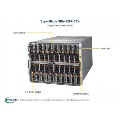 Блейд-платформа SBI-4129P-C2N SUPERMICRO SBI-4129P-C2N Блейд-платформа SBI-4129P-C2N SUPERMICRO SBI-4129P-C2N