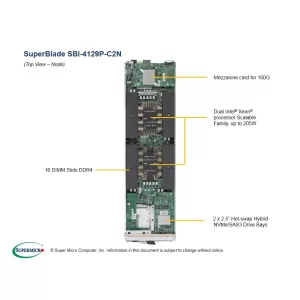 Блейд-платформа SBI-4129P-C2N SUPERMICRO SBI-4129P-C2N (СУПЕРМИКРО) Блейд-платформа SBI-4129P-C2N SUPERMICRO SBI-4129P-C2N (СУПЕРМИКРО)