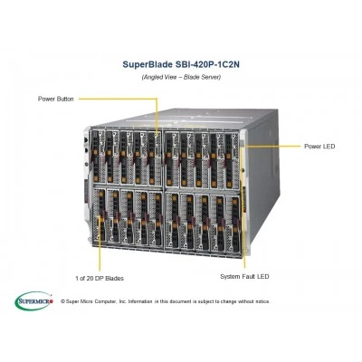 Blade-система Supermicro SBI-420P-1C2N SBI-420P-1C2N Blade-система Supermicro SBI-420P-1C2N SBI-420P-1C2N