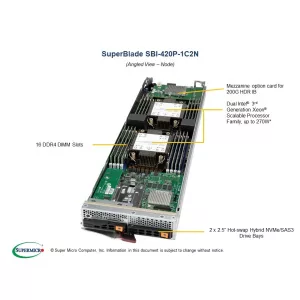 Blade-система Supermicro SBI-420P-1C2N SBI-420P-1C2N (СУПЕРМИКРО) Blade-система Supermicro SBI-420P-1C2N SBI-420P-1C2N (СУПЕРМИКРО)