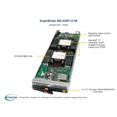 Blade-система Supermicro SBI-420P-1C2N SBI-420P-1C2N Blade-система Supermicro SBI-420P-1C2N SBI-420P-1C2N