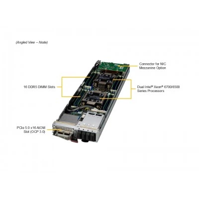 Blade-система SuperBlade SBI-422B-1NE14 Supermicro Blade-система SuperBlade SBI-422B-1NE14 Supermicro