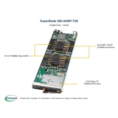 Платформа Blade Supermicro SBI-4429P-T2N Платформа Blade Supermicro SBI-4429P-T2N