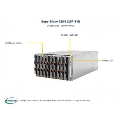 Платформа Blade Supermicro SBI-6129P-T3N Платформа Blade Supermicro SBI-6129P-T3N