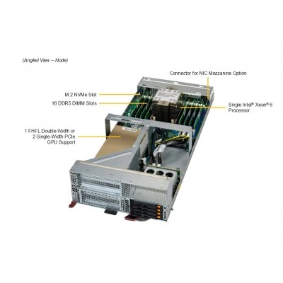 Платформа SuperBlade SBI-612B-5NE34 SUPERMICRO SBI-612B-5NE34 Платформа SuperBlade SBI-612B-5NE34 SUPERMICRO SBI-612B-5NE34