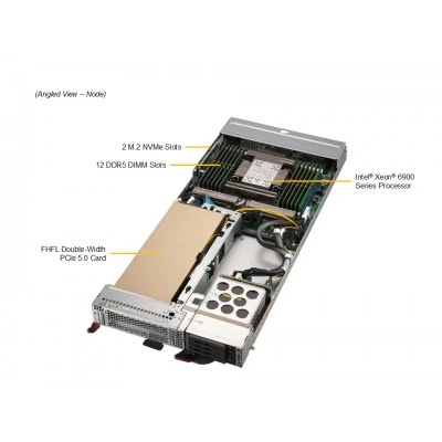 Платформа SuperBlade SBI-612BA-1NE34 SUPERMICRO Платформа SuperBlade SBI-612BA-1NE34 SUPERMICRO