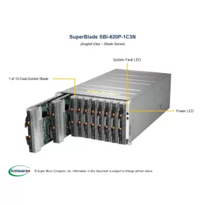 Серверная платформа Supermicro SBI-620P-1C3N (СУПЕРМИКРО) Серверная платформа Supermicro SBI-620P-1C3N (СУПЕРМИКРО)