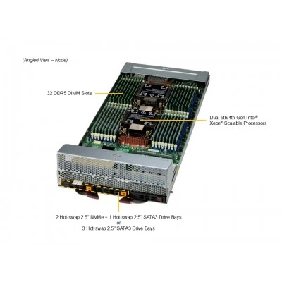 Суперплата SuperBlade SBI-621E-5T3N Supermicro SBI-621E-5T3N Суперплата SuperBlade SBI-621E-5T3N Supermicro SBI-621E-5T3N