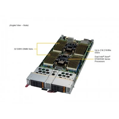 Серверный модуль SuperBlade SBI-622B-1NE38 SUPERMICRO Серверный модуль SuperBlade SBI-622B-1NE38 SUPERMICRO