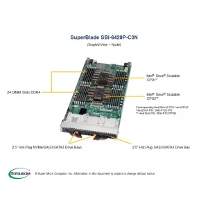 Blade-платформа Supermicro SBI-6429P-C3N (СУПЕРМИКРО) Blade-платформа Supermicro SBI-6429P-C3N (СУПЕРМИКРО)