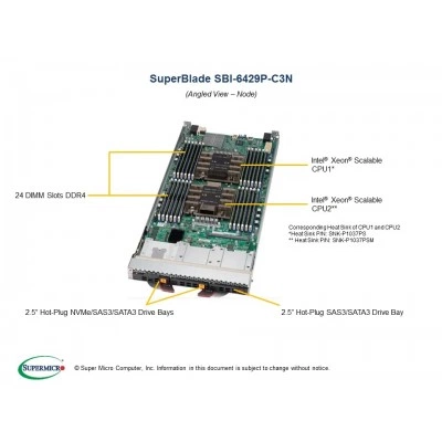 Blade-платформа Supermicro SBI-6429P-C3N Blade-платформа Supermicro SBI-6429P-C3N