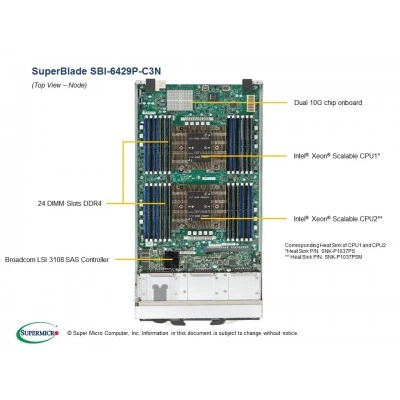 Blade-платформа Supermicro SBI-6429P-C3N Blade-платформа Supermicro SBI-6429P-C3N