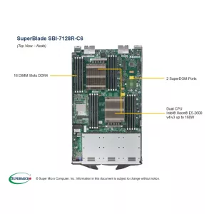 Процессорный blade-модуль Supermicro SBI-7128R-C6 (СУПЕРМИКРО) Процессорный blade-модуль Supermicro SBI-7128R-C6 (СУПЕРМИКРО)
