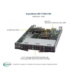 Блейд-платформа Supermicro SBI-7128R-C6N (СУПЕРМИКРО) Блейд-платформа Supermicro SBI-7128R-C6N (СУПЕРМИКРО)