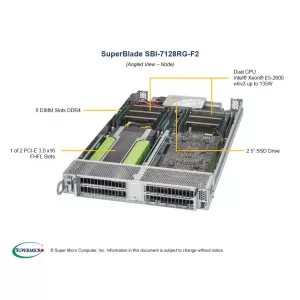 Платформа SuperBlade GPU/Xeon Phi SUPERMICRO SBI-7128RG-F2 (СУПЕРМИКРО) Платформа SuperBlade GPU/Xeon Phi SUPERMICRO SBI-7128RG-F2 (СУПЕРМИКРО)