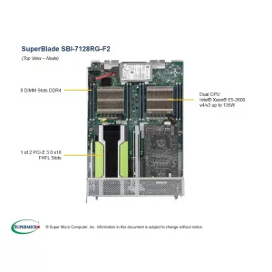 Платформа SuperBlade GPU/Xeon Phi SUPERMICRO SBI-7128RG-F2 (СУПЕРМИКРО) Платформа SuperBlade GPU/Xeon Phi SUPERMICRO SBI-7128RG-F2 (СУПЕРМИКРО)