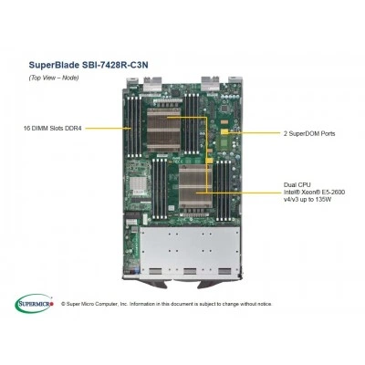 Процессорный модуль SuperBlade SBI-7428R-C3N Supermicro SBI-7428R-C3N Процессорный модуль SuperBlade SBI-7428R-C3N Supermicro SBI-7428R-C3N