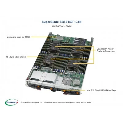Blade-платформа Supermicro SBI-8149P-C4N Blade-платформа Supermicro SBI-8149P-C4N