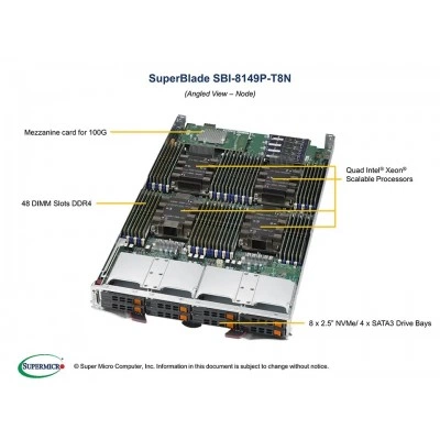 Blade-платформа Supermicro SBI-8149P-T8N Blade-платформа Supermicro SBI-8149P-T8N