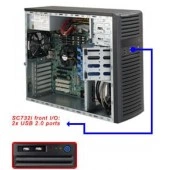 Supermicro SC732I-500B, серверный корпус Middle Tower, 500 Вт