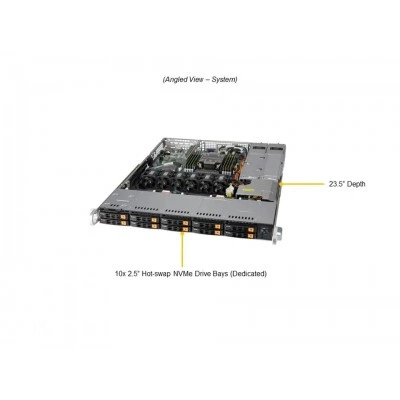 Серверная платформа SUPERMICRO Supermicro SSG-110P-NTR10 | 1U UP Storage Server SSG-110P-NTR10-EU Серверная платформа SUPERMICRO Supermicro SSG-110P-NTR10 | 1U UP Storage Server SSG-110P-NTR10-EU