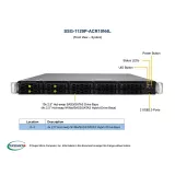 Сервер Supermicro SSG-1129P-ACR10N4L