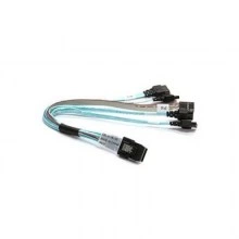 Кабель SuperMicro CBL-0118L-02 iPASS - 4 x SATA, 23 см