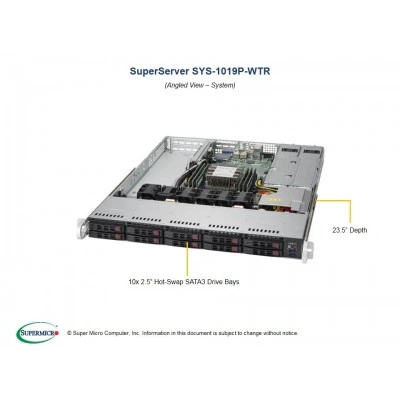 Сервер SuperServer 1019P-WTR SUPERMICRO SYS-1019P-WTR Сервер SuperServer 1019P-WTR SUPERMICRO SYS-1019P-WTR