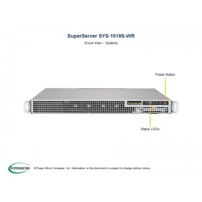 Сервер Supermicro SYS-1019S-WR Сервер Supermicro SYS-1019S-WR