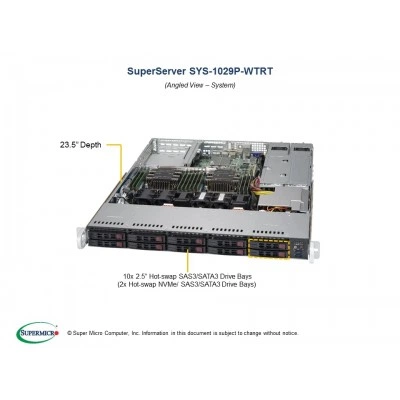 Серверная платформа Supermicro SYS-1029P-WTRT Серверная платформа Supermicro SYS-1029P-WTRT