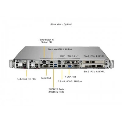 Серверная платформа Supermicro SYS-110P-FDWTR Серверная платформа Supermicro SYS-110P-FDWTR