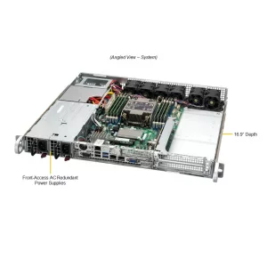 1U edge-сервер Supermicro SYS-110P-FWTR (СУПЕРМИКРО) 1U edge-сервер Supermicro SYS-110P-FWTR (СУПЕРМИКРО)