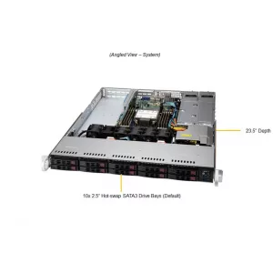 Сервер Supermicro SYS-110P-WTR (СУПЕРМИКРО) Сервер Supermicro SYS-110P-WTR (СУПЕРМИКРО)