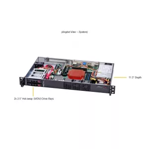 1U edge-сервер Supermicro SYS-111AD-HN2 (СУПЕРМИКРО) 1U edge-сервер Supermicro SYS-111AD-HN2 (СУПЕРМИКРО)