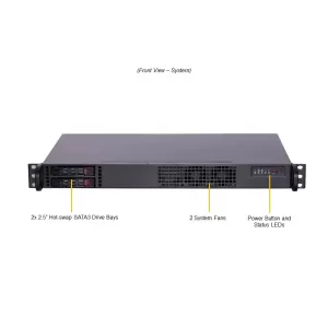 1U edge-сервер Supermicro SYS-111AD-HN2 (СУПЕРМИКРО) 1U edge-сервер Supermicro SYS-111AD-HN2 (СУПЕРМИКРО)
