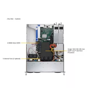 1U edge сервер Supermicro SYS-111AD-WN2R (СУПЕРМИКРО) 1U edge сервер Supermicro SYS-111AD-WN2R (СУПЕРМИКРО)