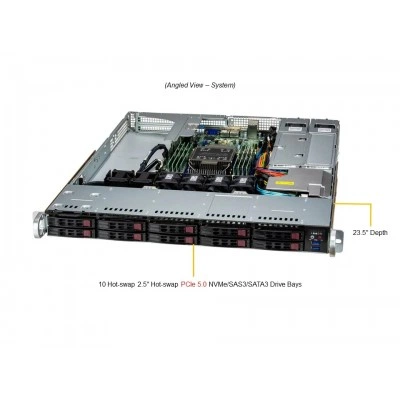 Сервер SuperServer SYS-111E-WR SUPERMICRO Сервер SuperServer SYS-111E-WR SUPERMICRO