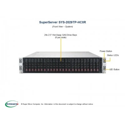 Сервер Supermicro SYS-2029TP-HC0R Сервер Supermicro SYS-2029TP-HC0R