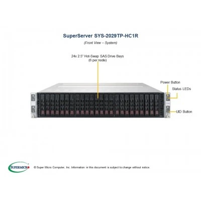 Сервер Supermicro SYS-2029TP-HC1R Сервер Supermicro SYS-2029TP-HC1R