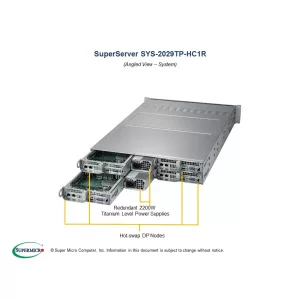 Сервер Supermicro SYS-2029TP-HC1R (СУПЕРМИКРО) Сервер Supermicro SYS-2029TP-HC1R (СУПЕРМИКРО)