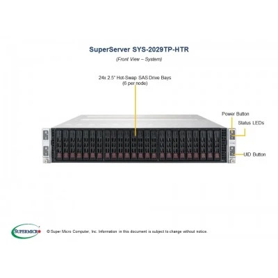 Сервер Supermicro SYS-2029TP-HTR Сервер Supermicro SYS-2029TP-HTR